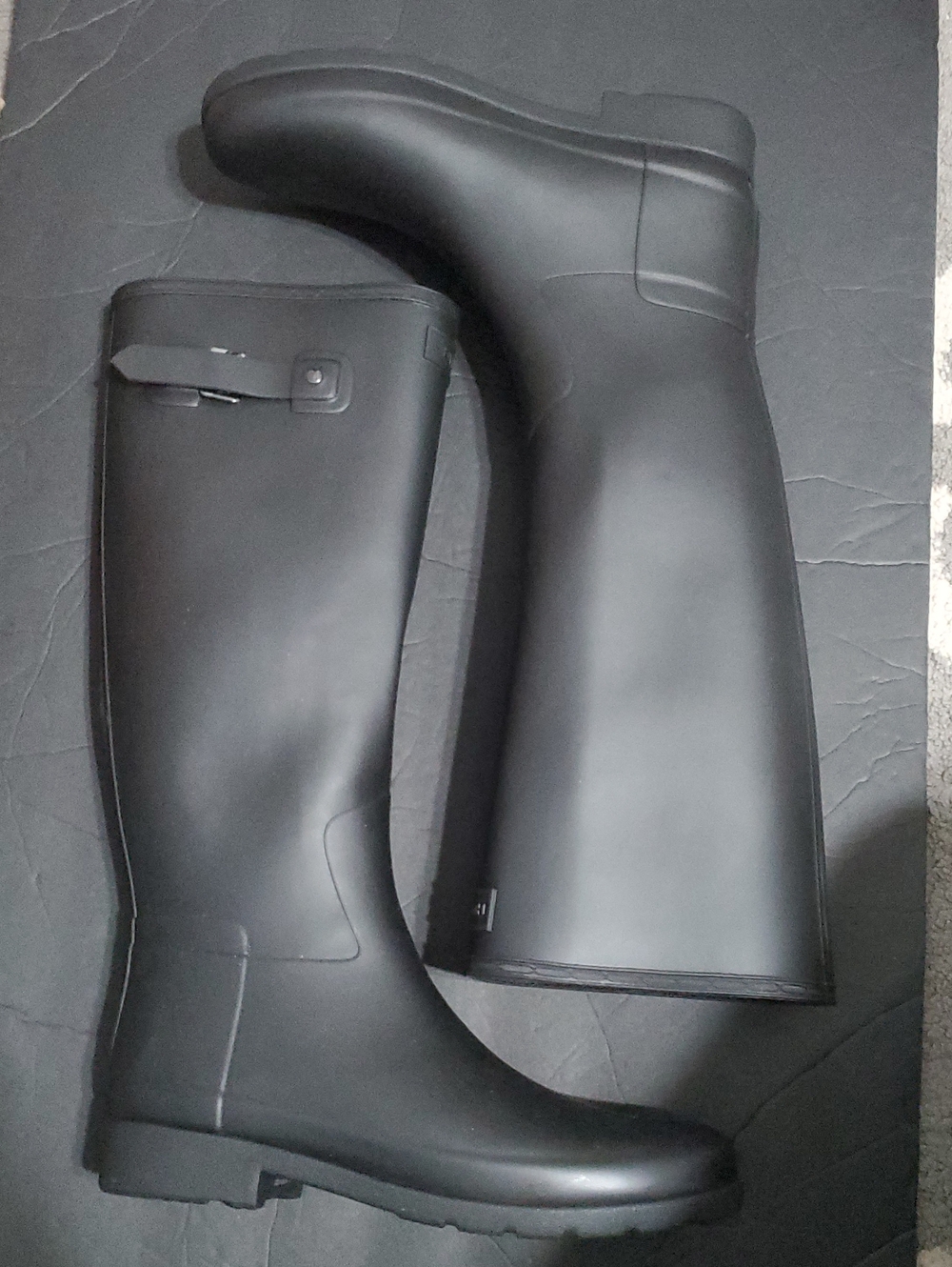 Hunter Women's black Refined Tall Rain Boots size 10‎ brand new - Picture 10 of 13